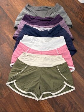 Hylete XS Ribbed Athletic Shorts - Lot of 5